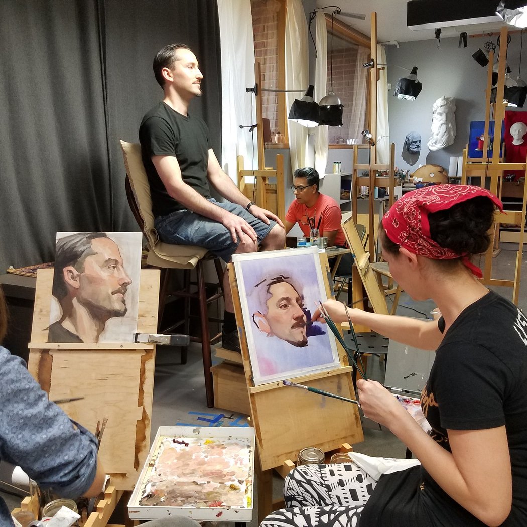 Figure Drawing Session at Boston Figure Art Center 1
